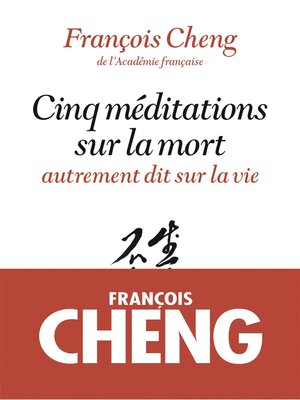 cover image of Cinq méditations sur la mort